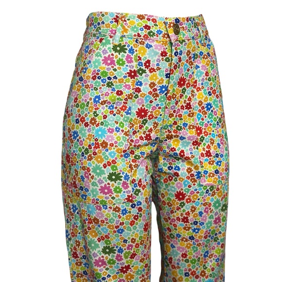 BIG BUD PRESS Work Pants, Blossom Floral Print, XS - Picture 7 of 16